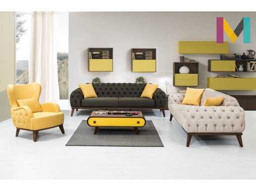 HAFTAYA ÖZEL %40 İNDİRİM TOSKANA KOLTUK TAKIMI 3+3+1 3.699