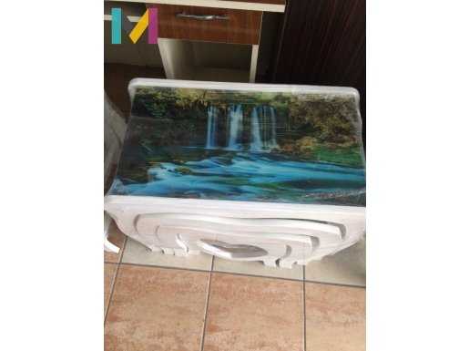 4 lü cam zigon sehpa 